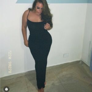 SKIMS Slip On Dress [Black]